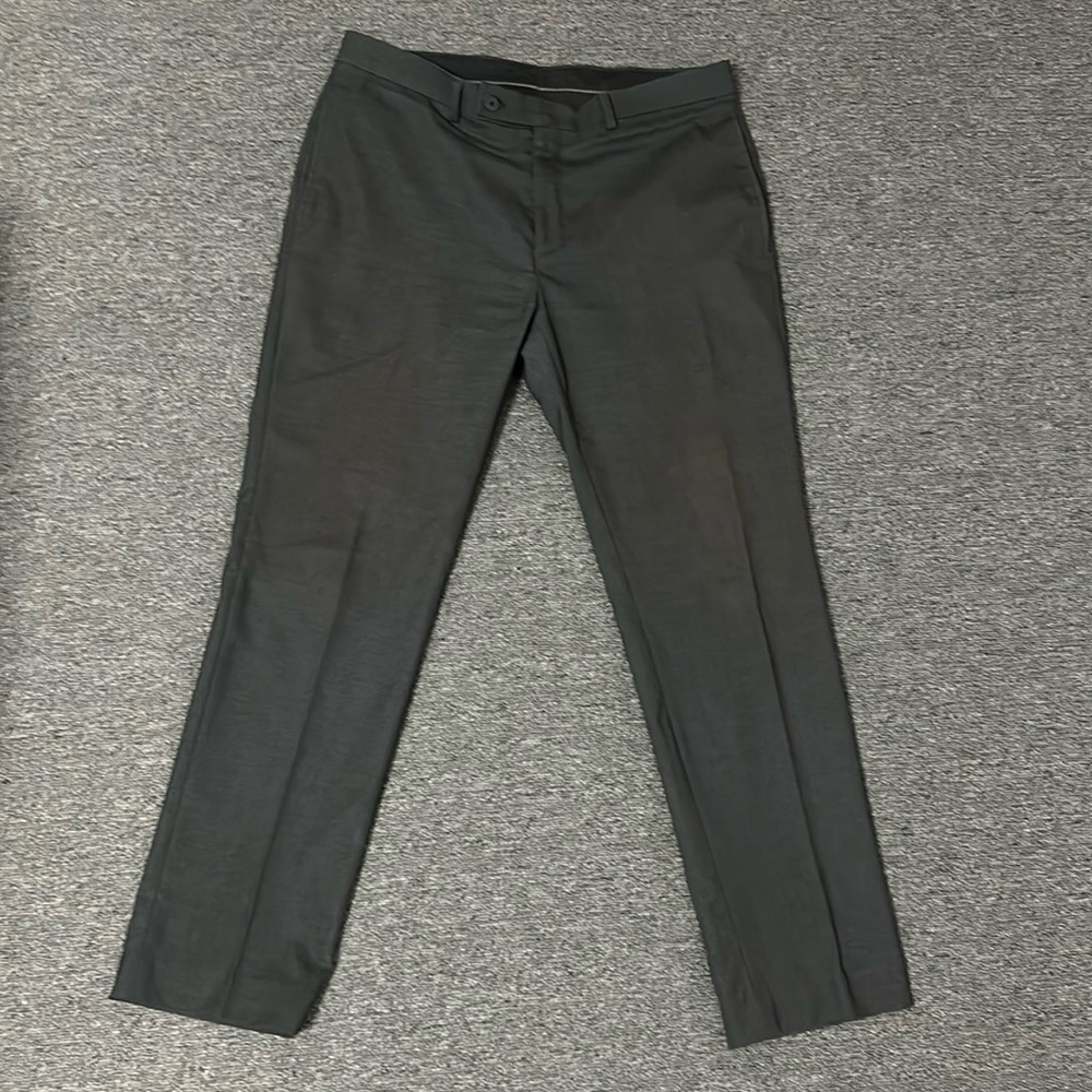 Vintage Calvin Klein Charcoal Wedding Formal Dress Pants